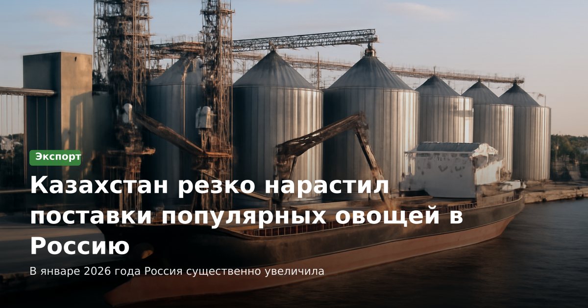 Казахстан резко нарастил поставки популярных овощей в Россию